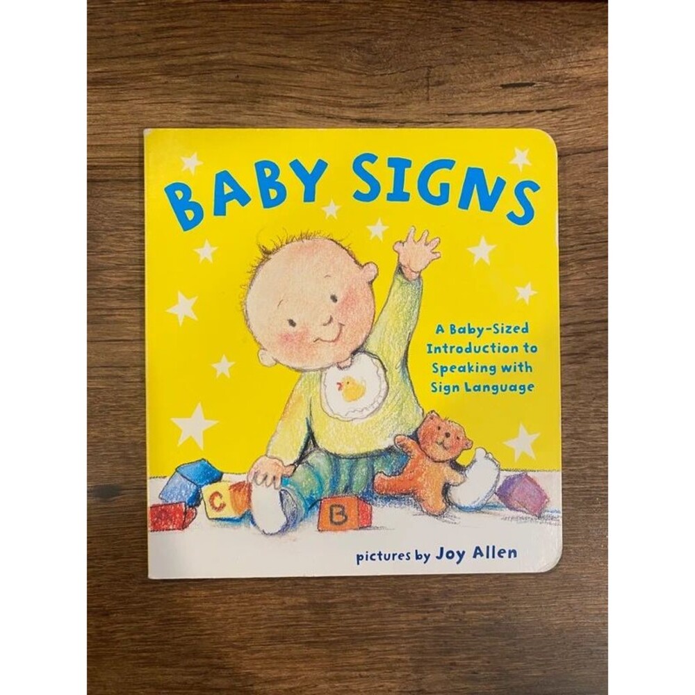 Baby Signs Board Book by Joy Allen Early Learning Sign Language Dial Books